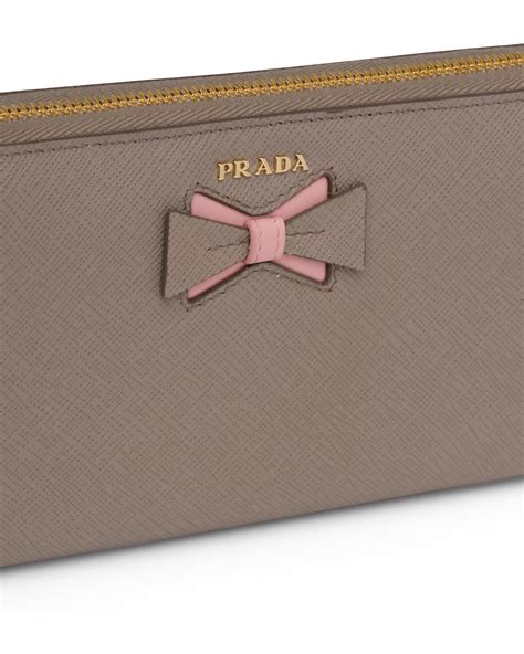 prada wallet bow|Prada.